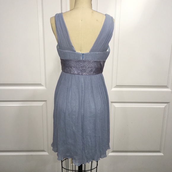 Maggy London Blue Chiffon Dress - Picture 3 of 4